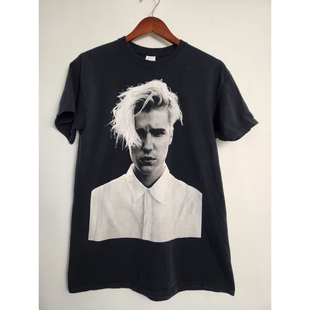 Justin Bieber Purpose Tour T Shirt 2016 Black Concert Graphic Tee Size‎ Medium